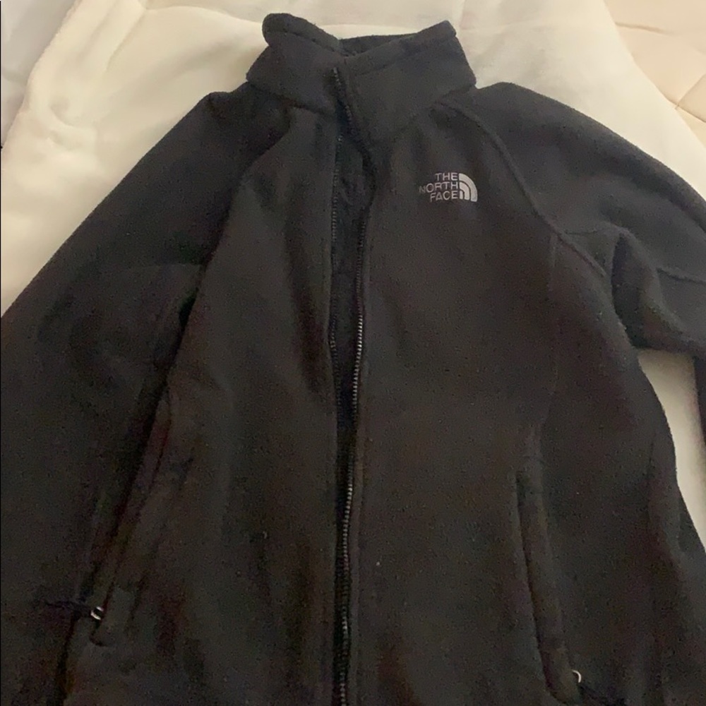 Dark gray North Face jacket